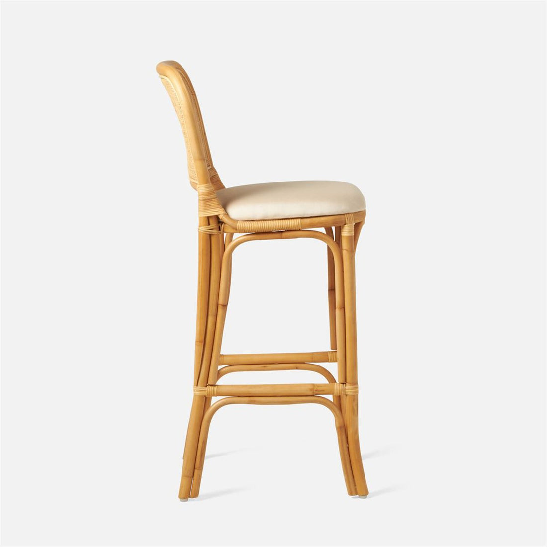 Made Goods Tatum Upholstered Bar Stool in Volta Fabric