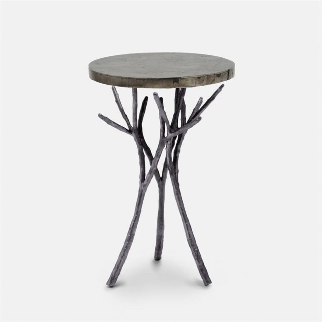 Made Goods Tressa Tree Bramble Table in Pyrite Top