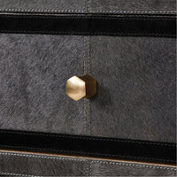 Made Goods Terrell Hair-On-Hide with Suede Trim 48-Inch Dresser