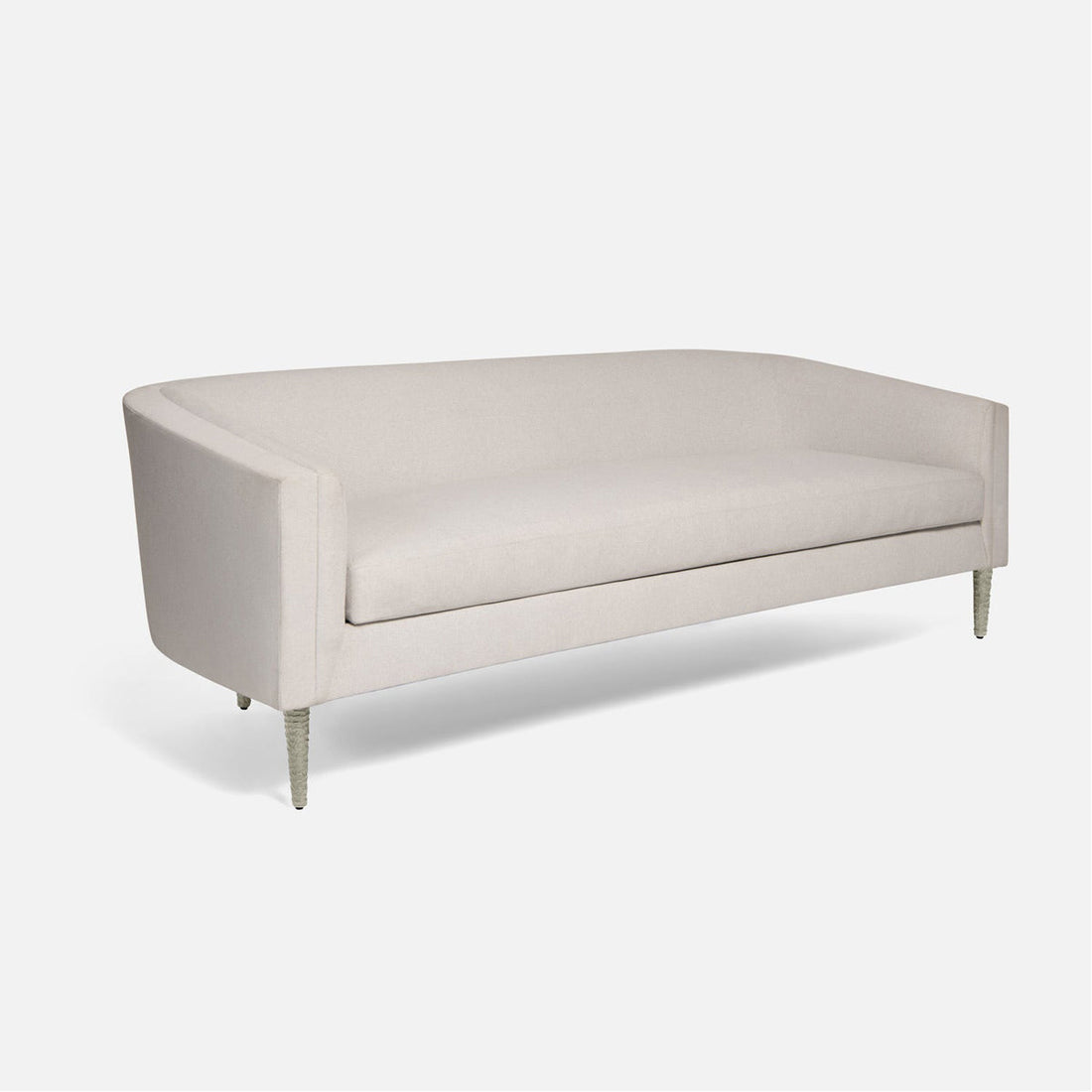 Made Goods Theron Upholstered Curved Back Sofa in Pagua Fabric