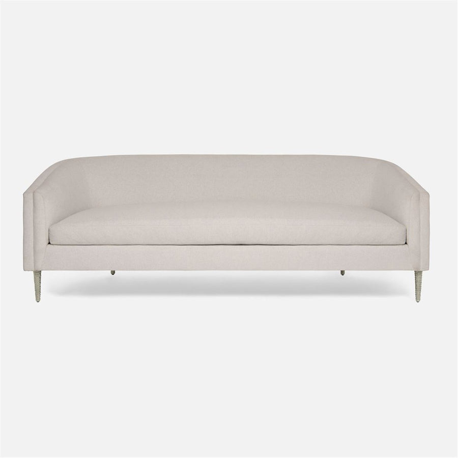 Made Goods Theron Upholstered Curved Back Sofa in Weser Fabric