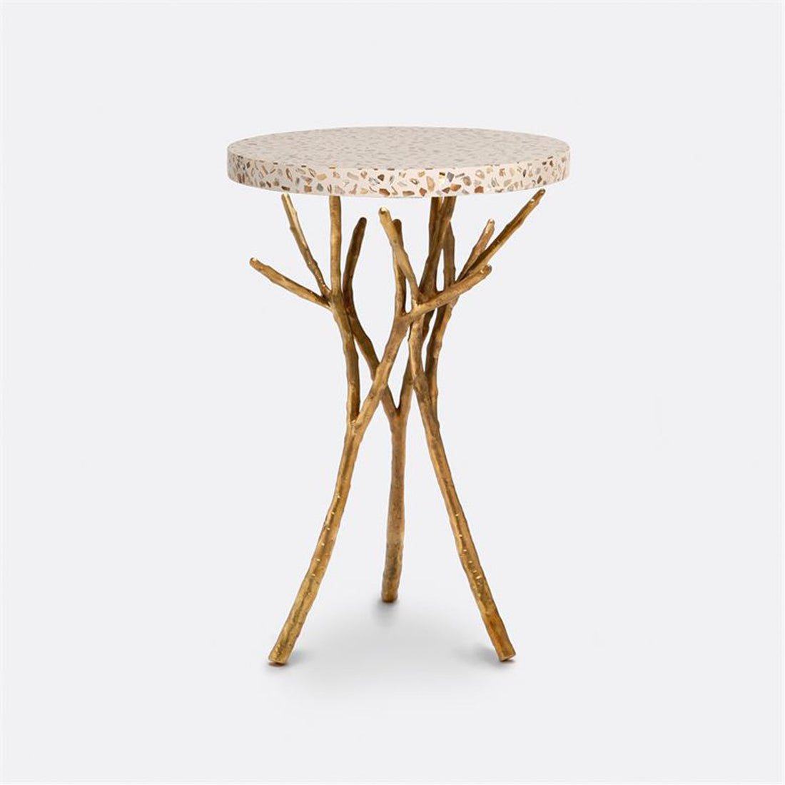 Made Goods Tressa Tree Bramble Table in Shell Top