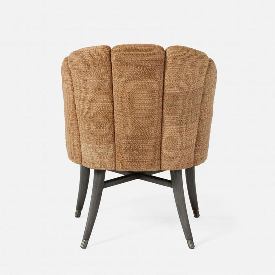 Made Goods Vivaan Shell Upholstered Dining Chair, Nile Fabric