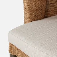 Made Goods Vivaan Shell Upholstered Dining Chair, Ettrick Cotton Jute