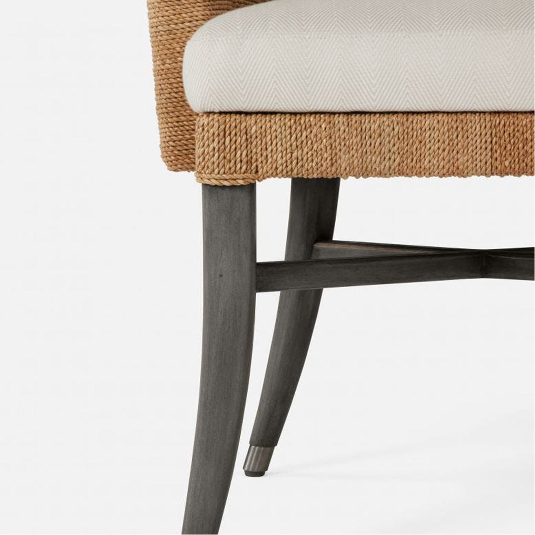 Made Goods Vivaan Shell Upholstered Dining Chair, Arno Fabric