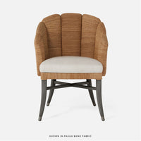 Made Goods Vivaan Shell Upholstered Dining Chair, Marano Lambskin