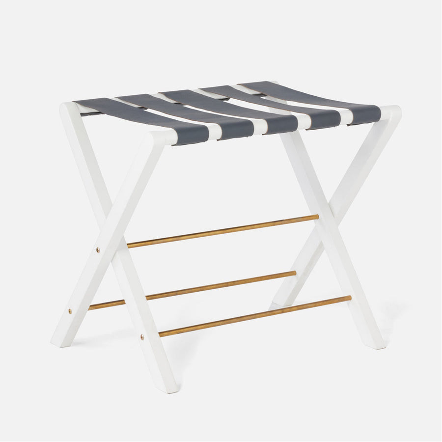 Made Goods Walvia Luggage Rack in Full-Grain Leather