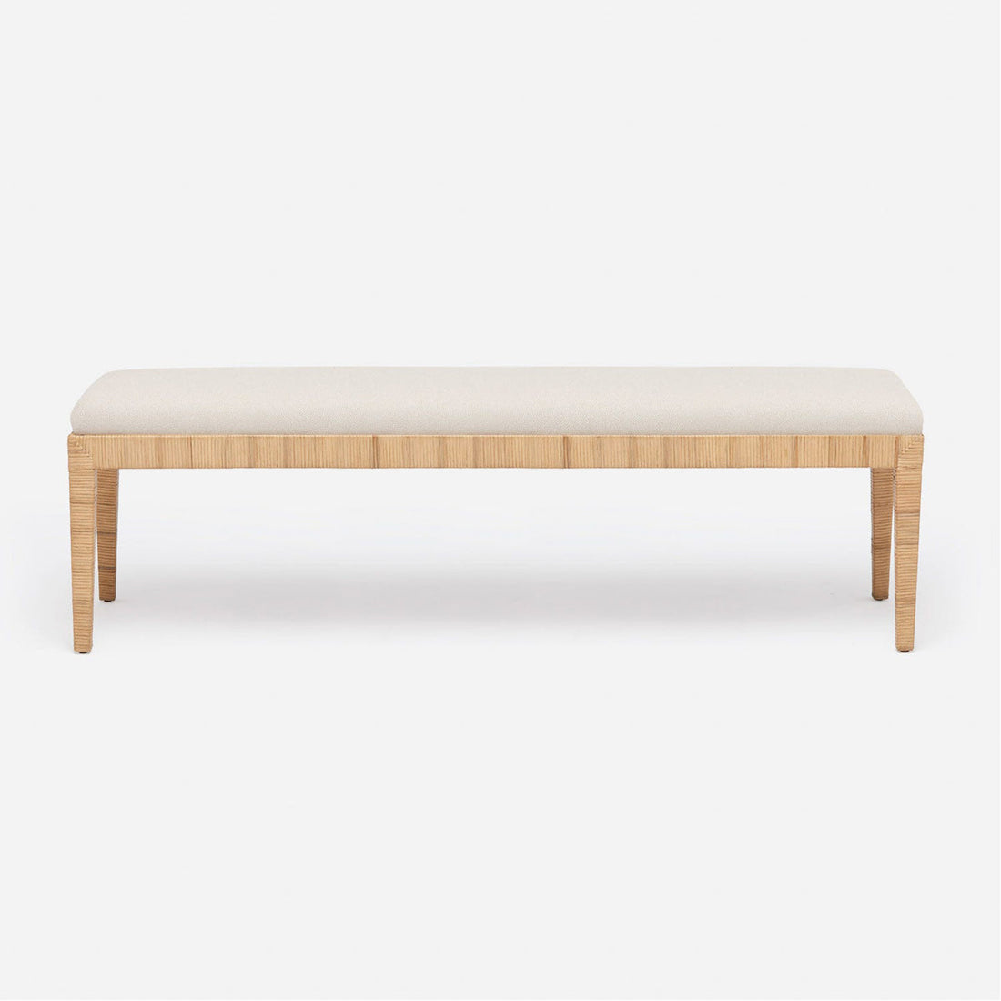 Made Goods Wren Triple Bench in Severn Canvas