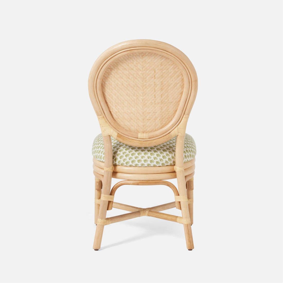 Made Goods Zondra Rattan Dining Chair in Lambro Boucle