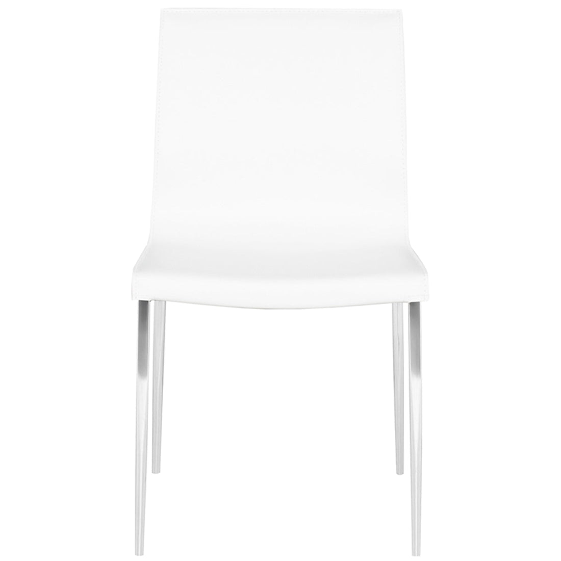 Nuevo Living Colter Dining Chair - Chrome Steel Legs
