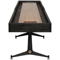 Nuevo Living Shuffleboard Gaming Table - Ebonized Oak