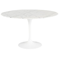 Nuevo Living Cal Dining Table - White Marble Top