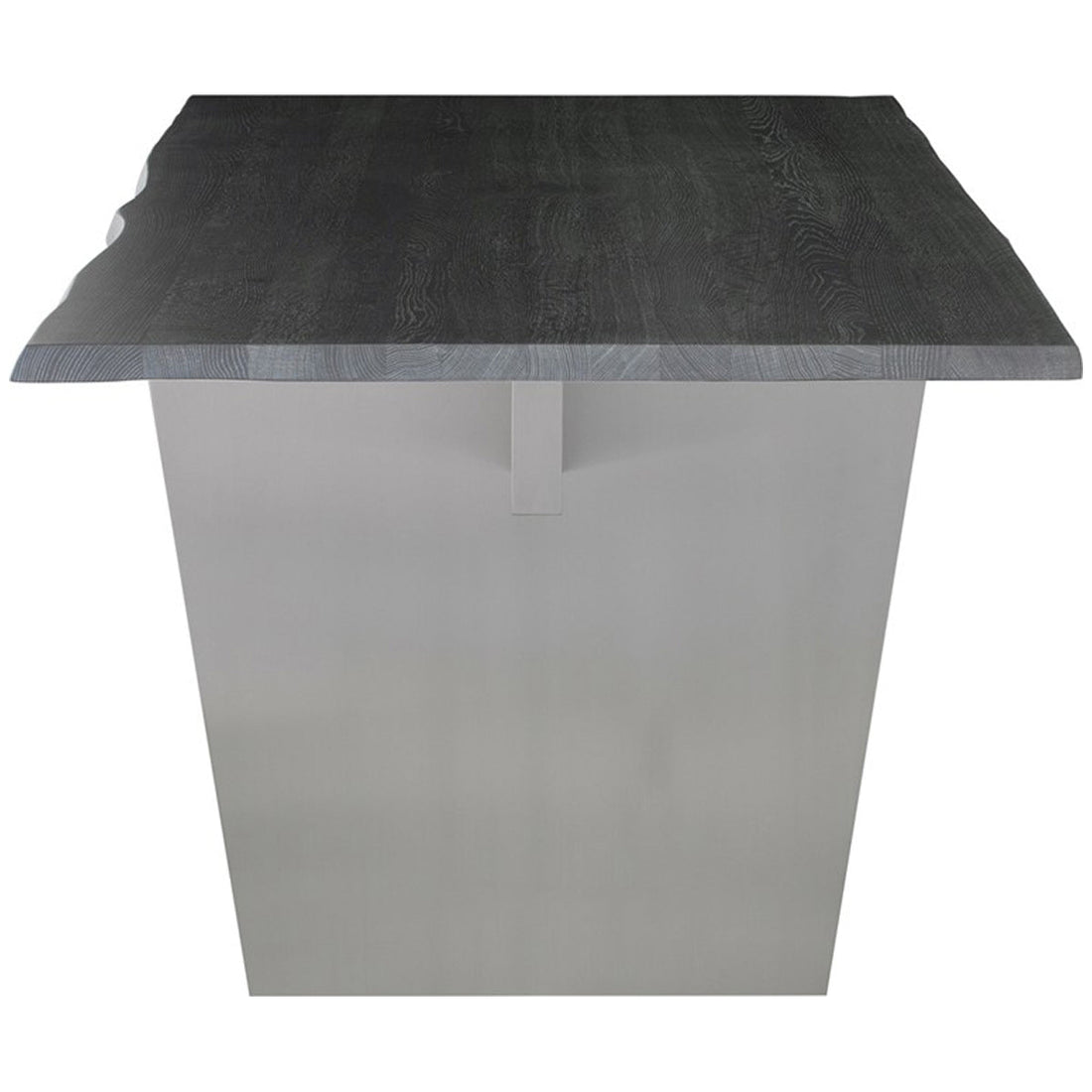 Nuevo Living Aiden Brushed Stainless Dining Table