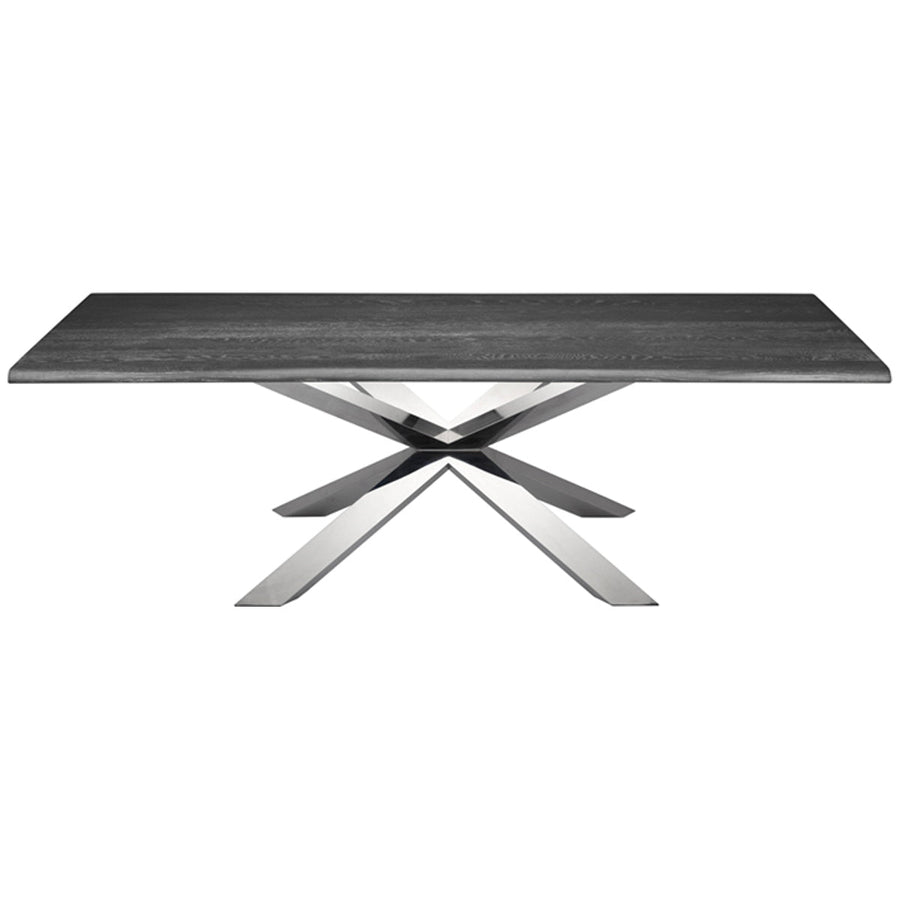 Nuevo Living Couture Wood Dining Table - Metal Base