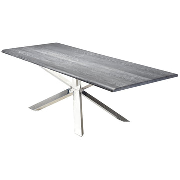 Nuevo Living Couture Wood Dining Table - Metal Base