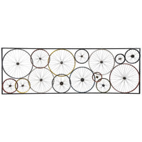 Phillips Collection Assorted Bicycle Wheel Wall Art
