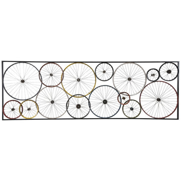 Phillips Collection Assorted Bicycle Wheel Wall Art