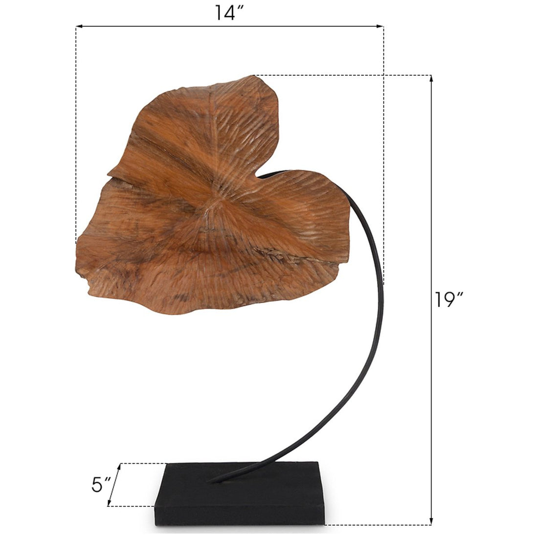Phillips Collection Circular Carved Leaf Sculpture