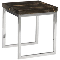 Phillips Collection Petrified Wood Side Table, Laminated