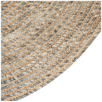 Jaipur Idriss Hastings Solid Beige Gray Round IDS01 Area Rug