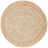 Jaipur Idriss Hastings Solid Beige Gray Round IDS01 Area Rug