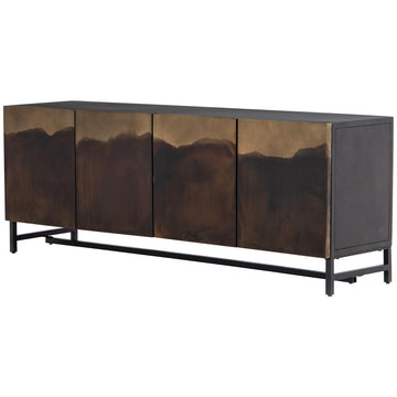 Four Hands Element Stormy Media Console - Aged Brown