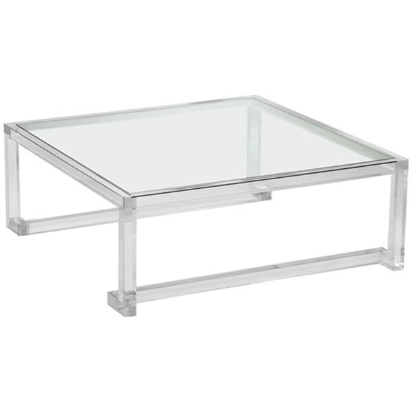 Interlude Home Large Ava Square Cocktail Table
