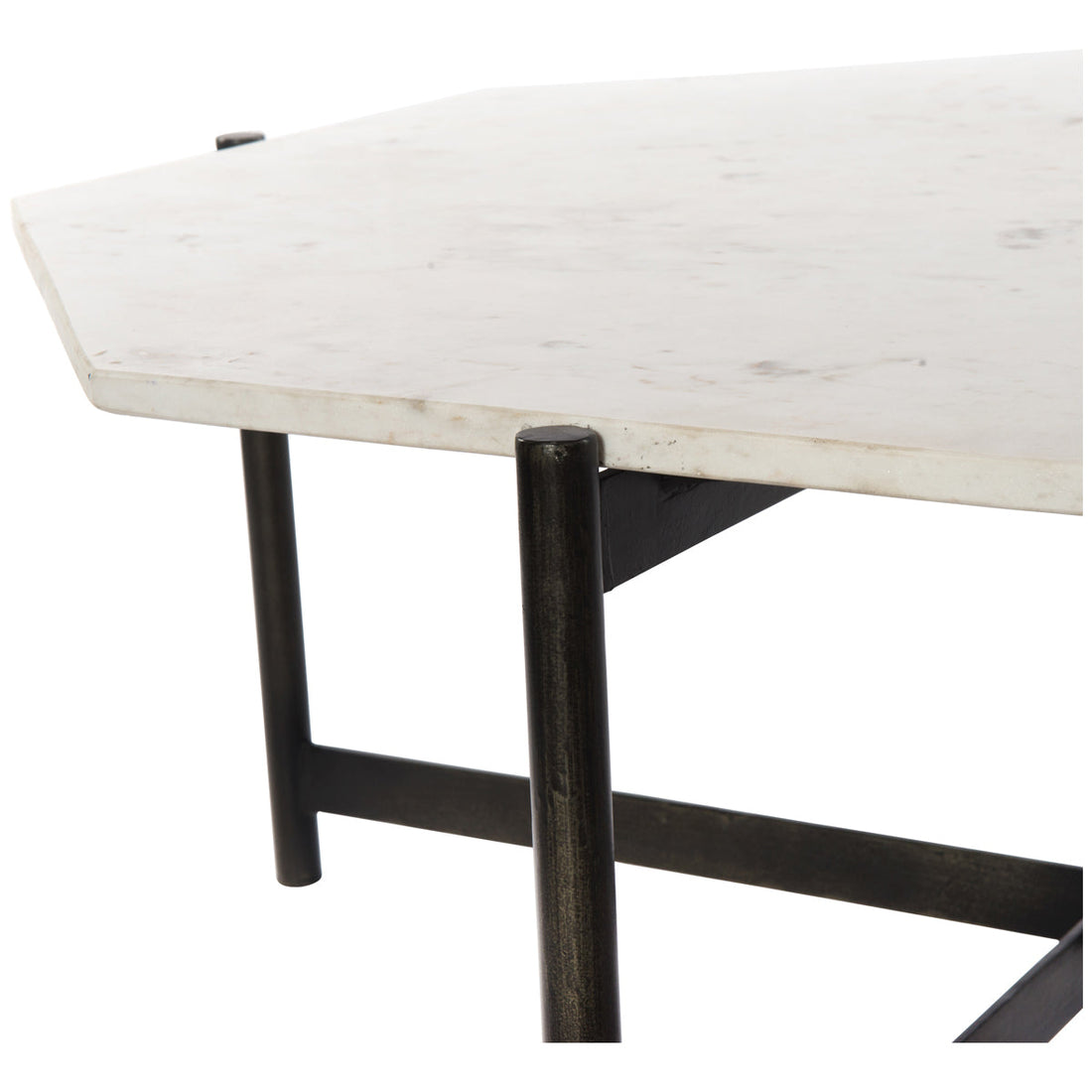 Four Hands Marlow Adair Coffee Table - Hammered Grey