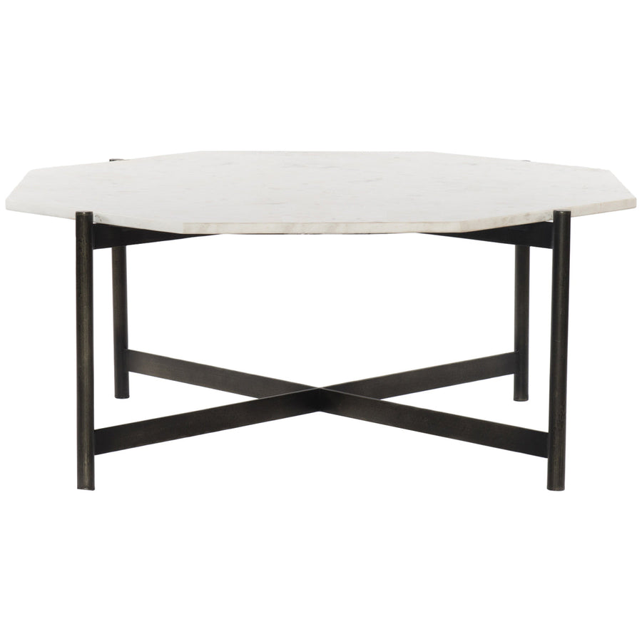 Four Hands Marlow Adair Coffee Table - Hammered Grey