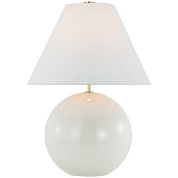 Visual Comfort Brielle Large Table Lamp with Linen Shade