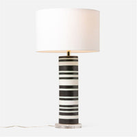 Made Goods Chance Black and White Ceramic Table Lamp