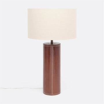 Made Goods Hans Rounded Leather Table Lamp