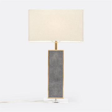 Made Goods Kingston Realistic Faux Shagreen Table Lamp