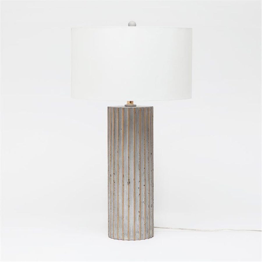 Made Goods Vidar Concrete Column Table Lamp