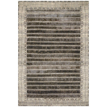 Loloi Mika MIK-07 Charcoal Ivory Power Loomed Rug
