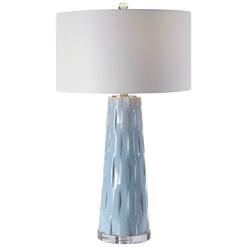 Uttermost Brienne Light Blue Table Lamp
