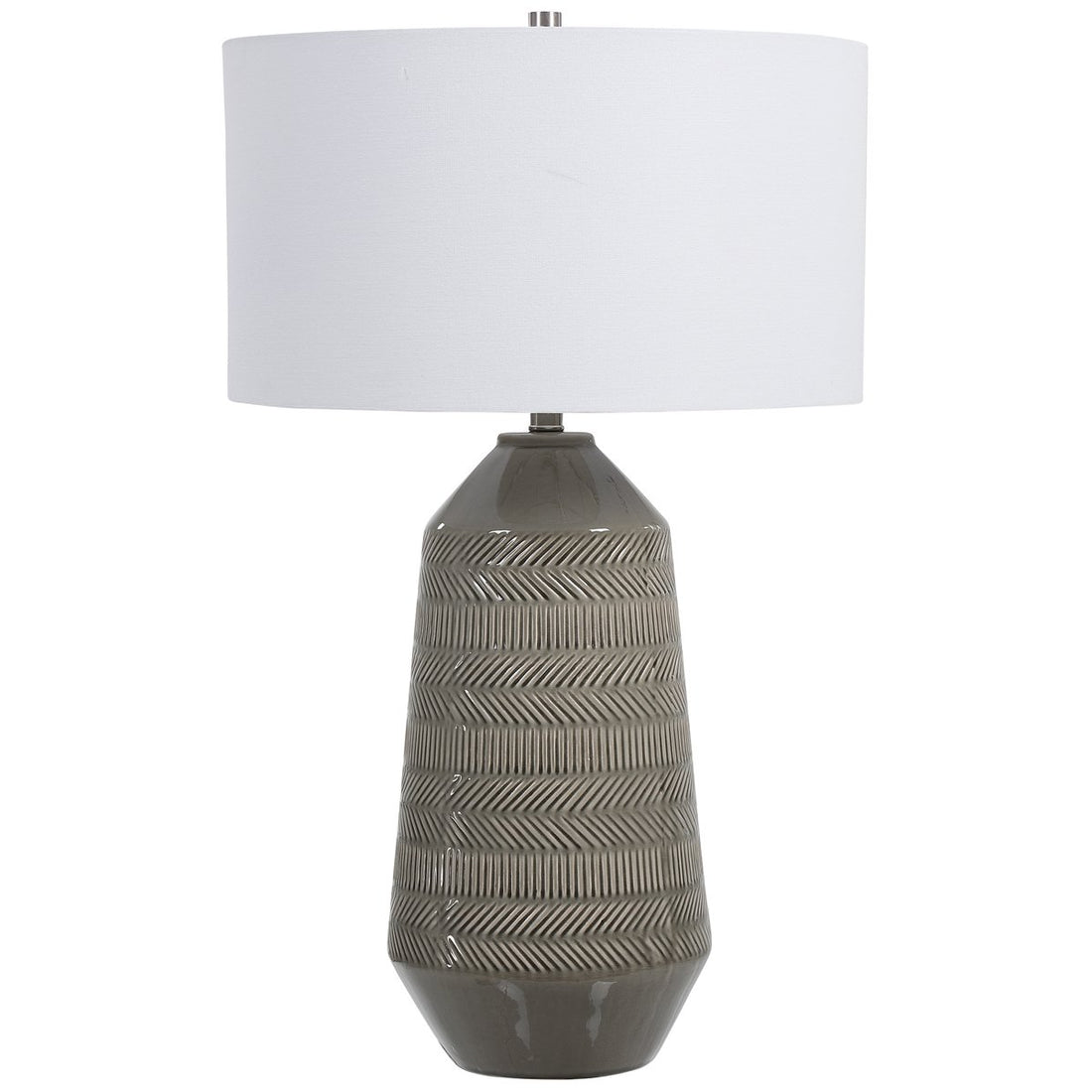 Uttermost Rewind Gray Table Lamp