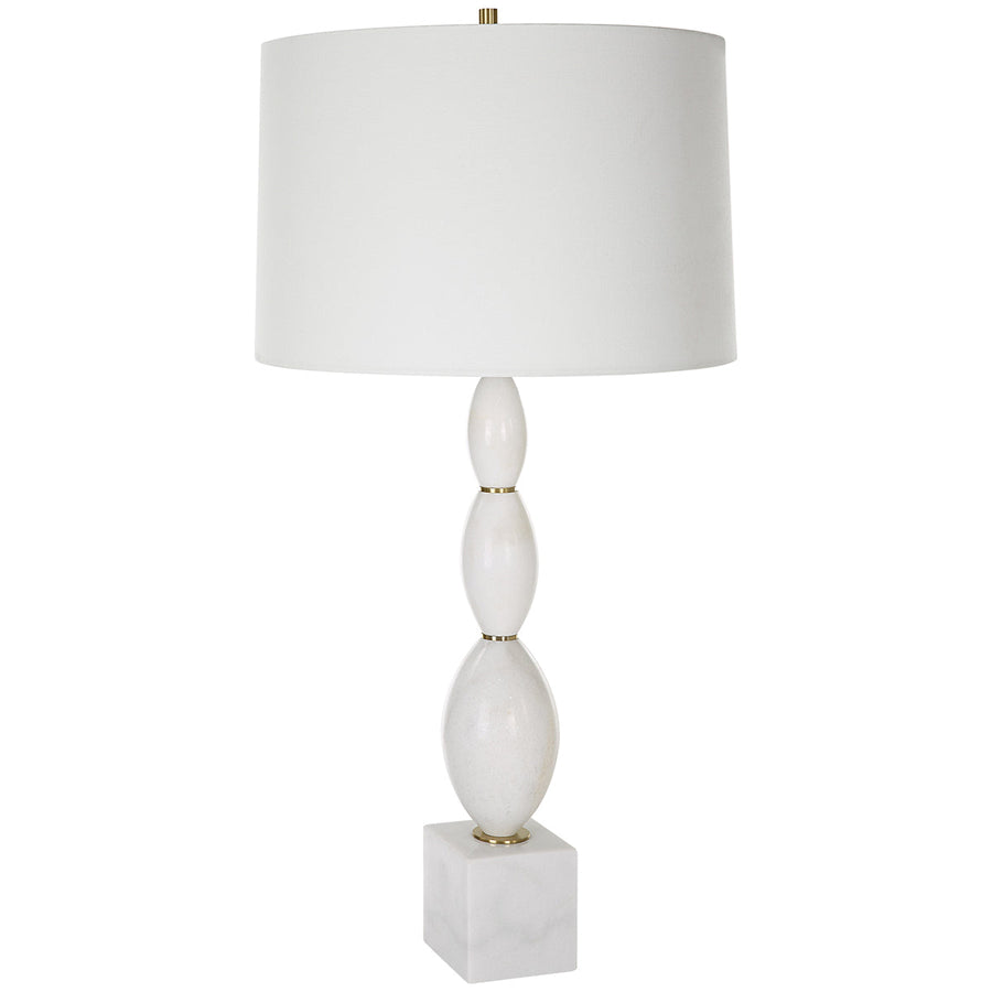 Uttermost Regalia White Marble Table Lamp