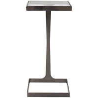 Worlds Away Glass Top Square Cigar Table