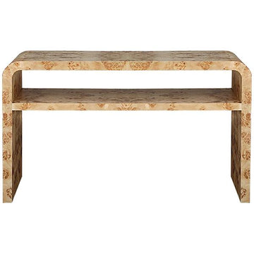 Worlds Away Waterfall Edge 2-Tier Console Table