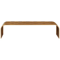 Baker Furniture Weave Rectangle Cocktail Table MCA2154