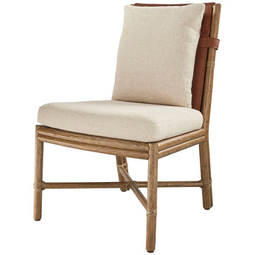 Baker Furniture Bercut Upholstered Dining Side Chair MCM334, Umber