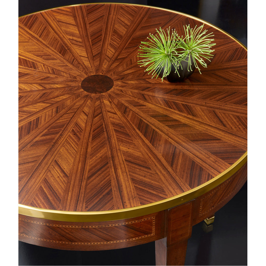 Modern History Round Inlay Table