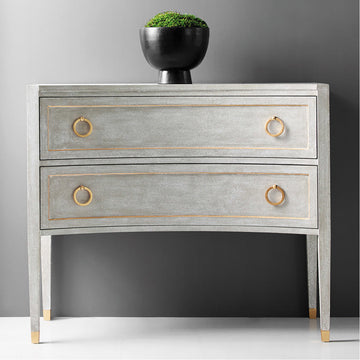 Modern History Gustavain Concave 2-Drawer Commode