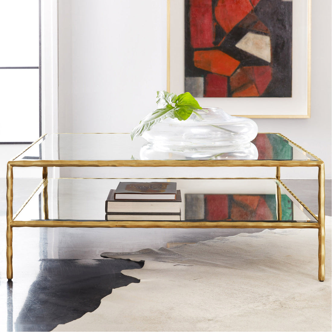 Modern History Organic Square Cocktail Table