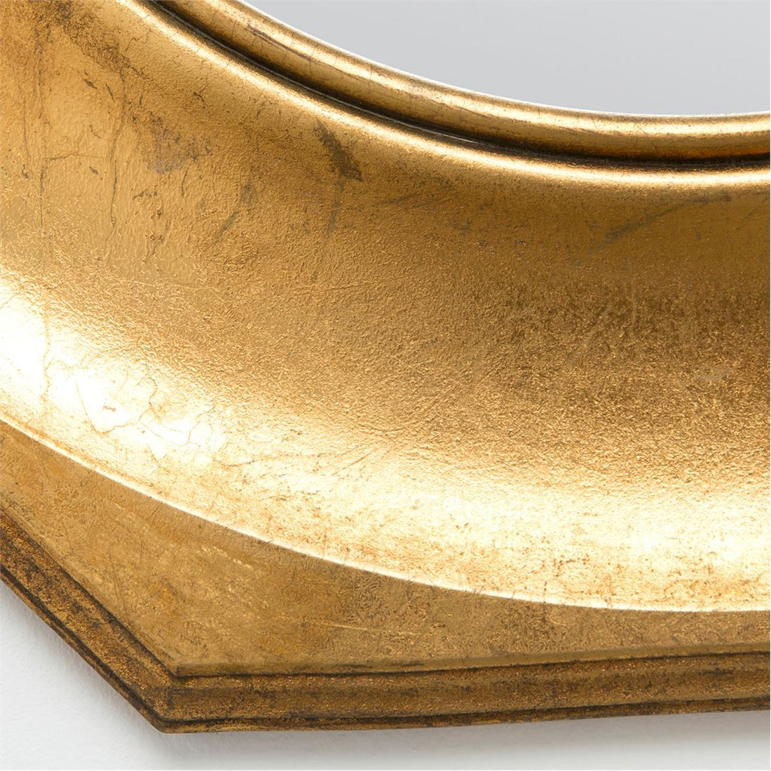 Made Goods Darby Antiqued Gold Leaf Wood Mirror