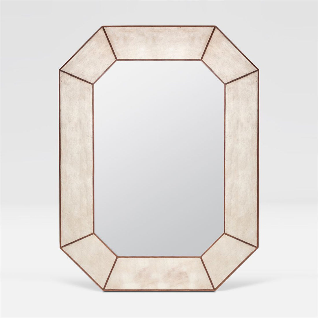 Made Goods Elliott Linen Octagonal Mirror