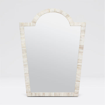 Made Goods Florence Palladian Form Mirror in Natural Bone
