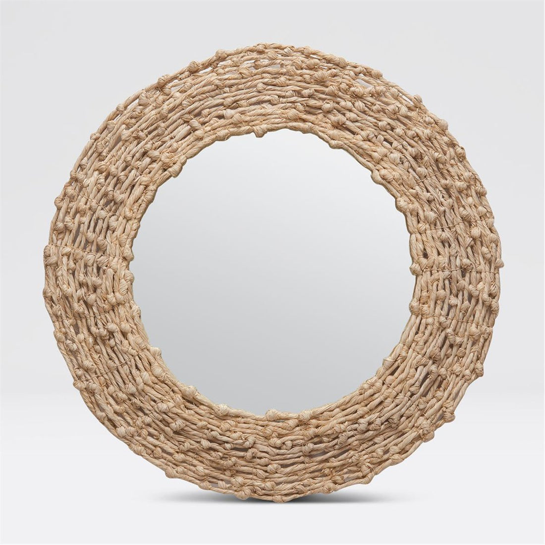 Made Goods Nina Knotted Seagrass Mirror