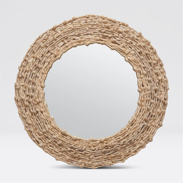 Made Goods Nina Knotted Seagrass Mirror